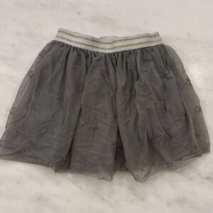 Gymboree Dark Green Star Tulle Skirt